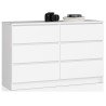 KOMODA K120 6SZ CLP BIAŁY