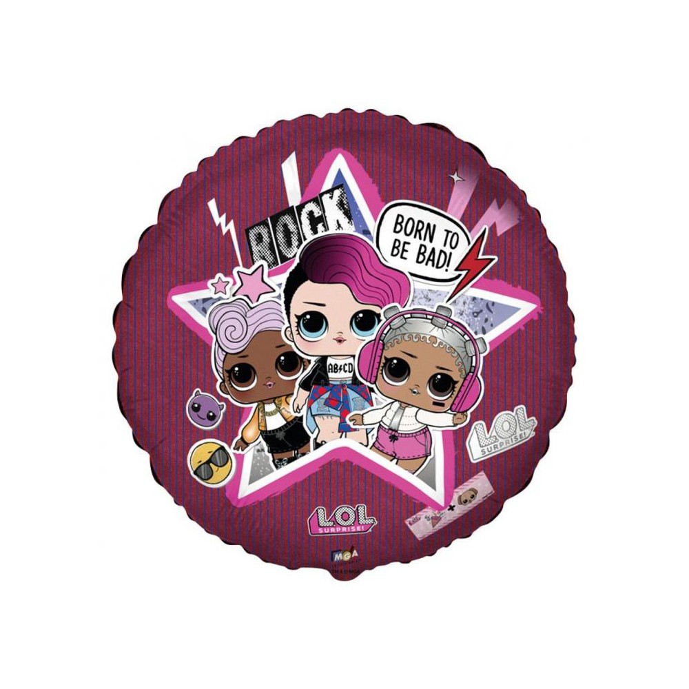 LOL Surprise Born to be Bad foil balloon 45 cm