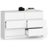 KOMODA K120 6SZ CLP BIAŁY