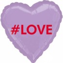 Love Love Foil Balloon 43 cm