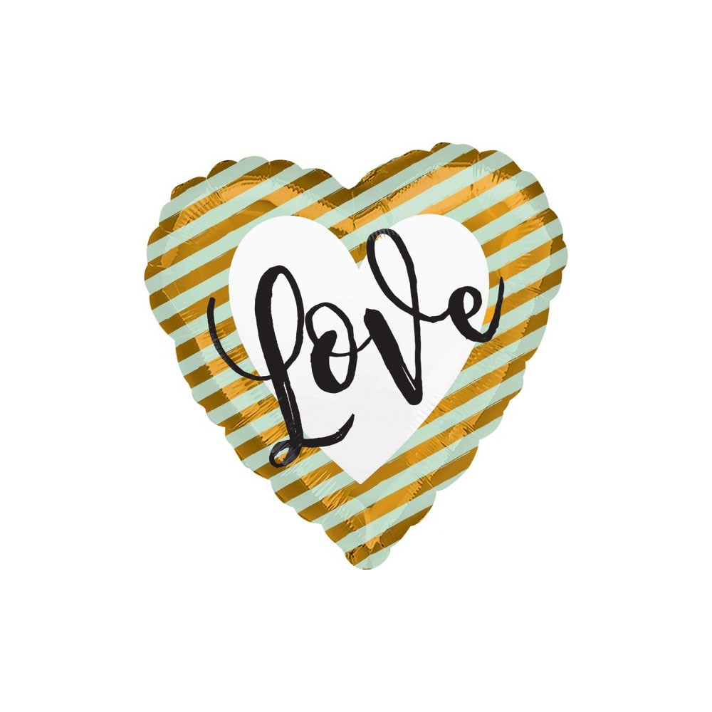 Love Love Foil Balloon 43 cm