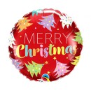 Christmas Merry Christmas Red, foil balloon 46 cm