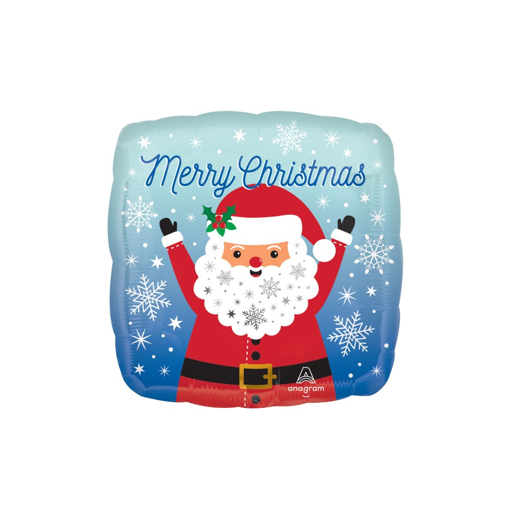 Christmas Santa Merry Christmas Foil Balloon 43 cm