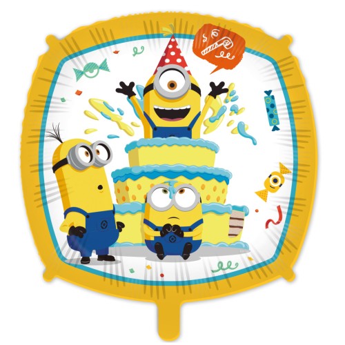 Minions Cake foil balloon 46 cm