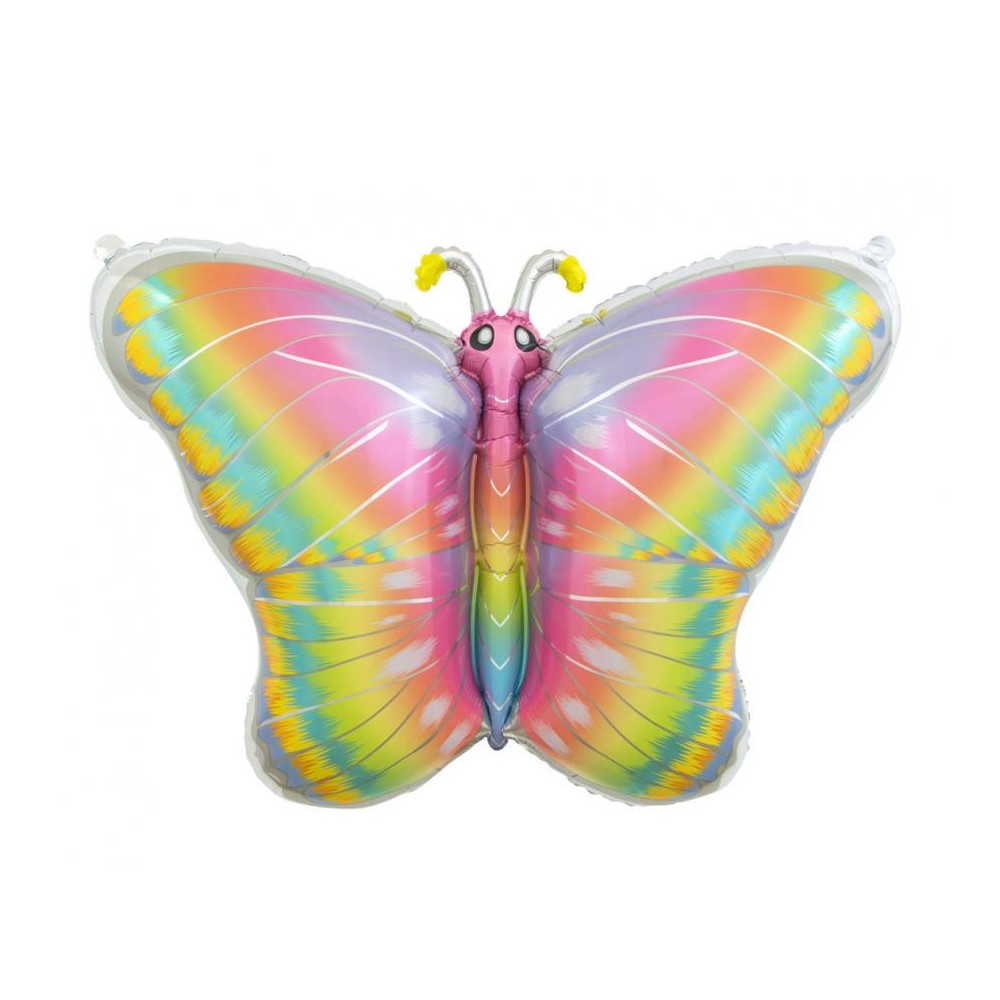 Butterfly Pastel Butterfly, foil balloon 64 cm