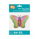 Butterfly Pastel Butterfly, foil balloon 64 cm