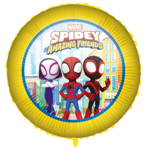 Spiderman Spidey Friends foil balloon 46 cm