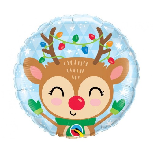 Christmas Reindeer, Reindeer i foil balloon 46 cm