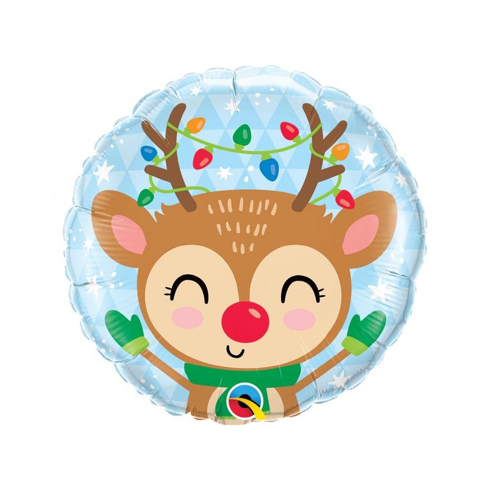 Christmas Reindeer, Reindeer i foil balloon 46 cm