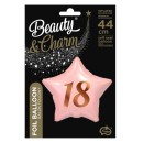 Happy Birthday Pink Pink Happy Birthday 18 Star Foil Balloon 44 cm