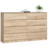 KOMODA K160 8SZ CLP PK DĄB SONOMA