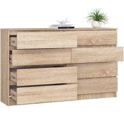 KOMODA K160 8SZ CLP PK DĄB SONOMA