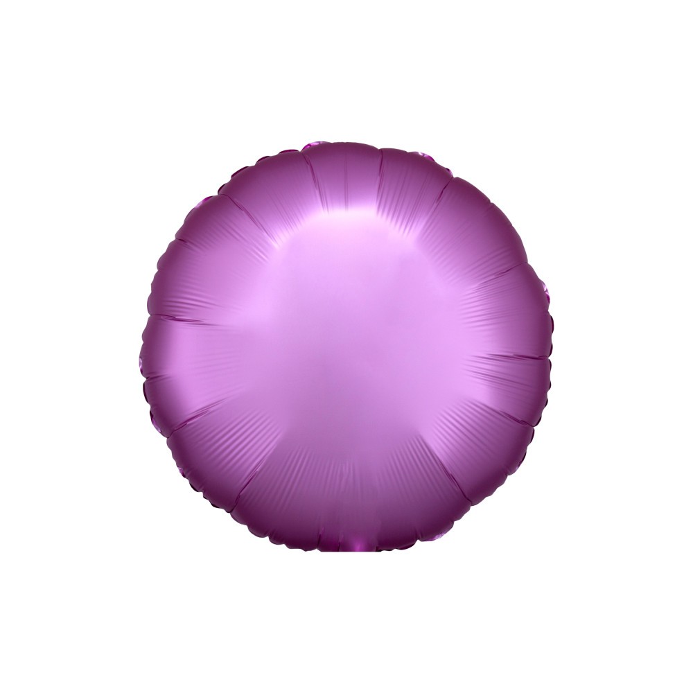 Satin Silk Flamingo round foil balloon 43 cm