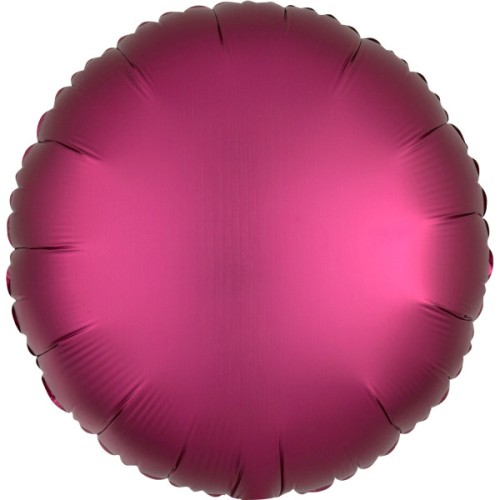 Satin Silk Pomegranate round foil balloon 43 cm