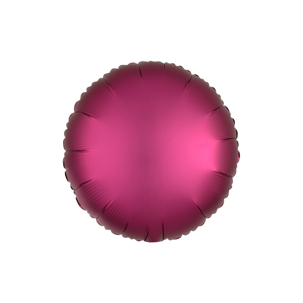 Satin Silk Pomegranate round foil balloon 43 cm