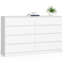 KOMODA K160 8SZ CLP BIAŁY