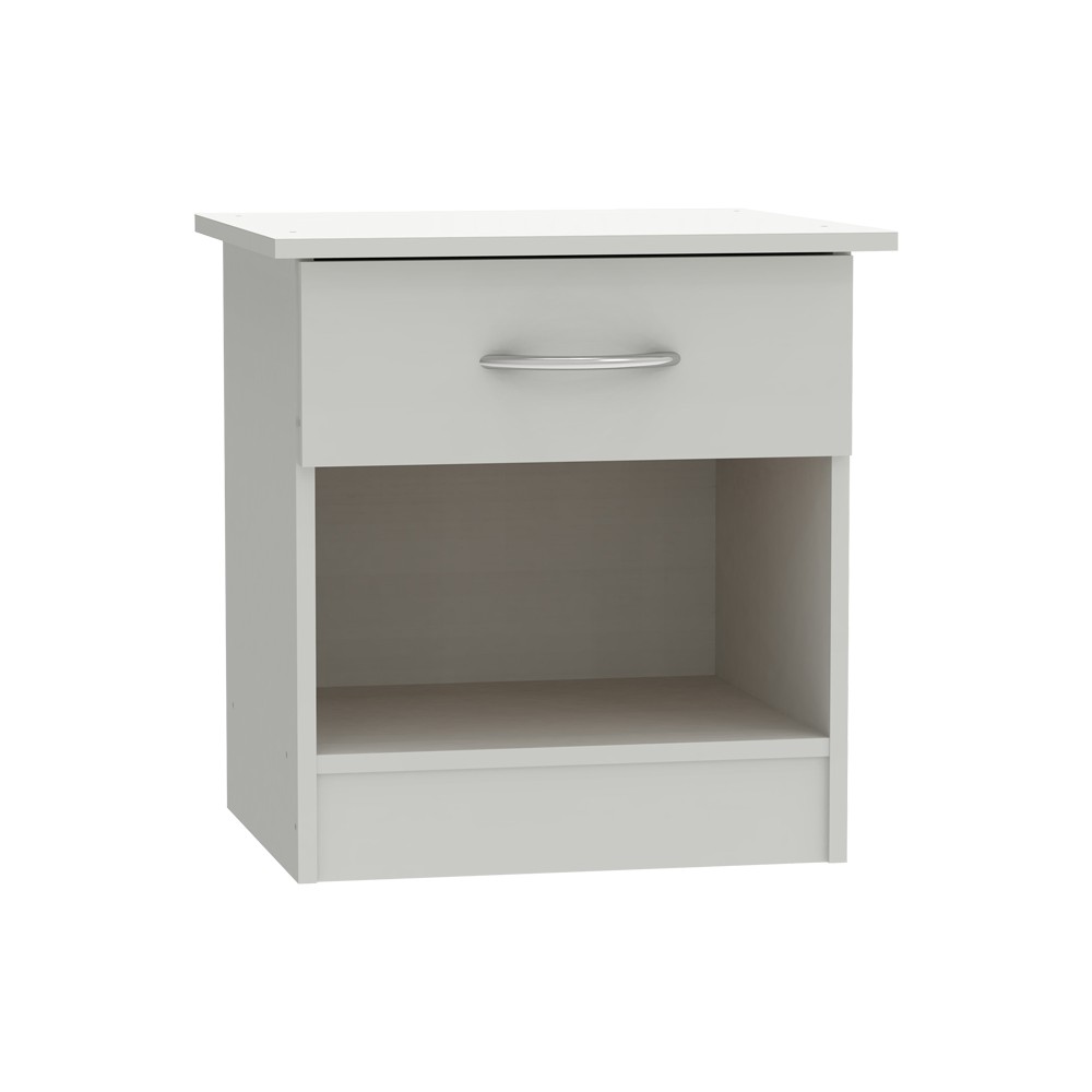 Kona pakoworld bedside table in white shade 40x34x42cm Kona pakoworld bedside table in white shade 40x34x42cm