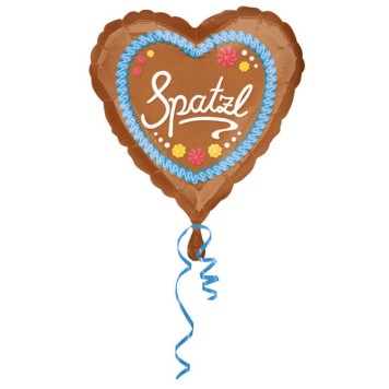 Love Spatzl Heart foil balloon 43 cm