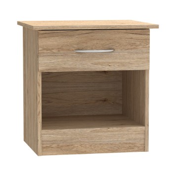 Table de chevet en bois marron 40x34x42 cm
