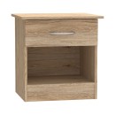Table de chevet en bois marron 40x34x42 cm
