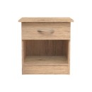 Table de chevet en bois marron 40x34x42 cm
