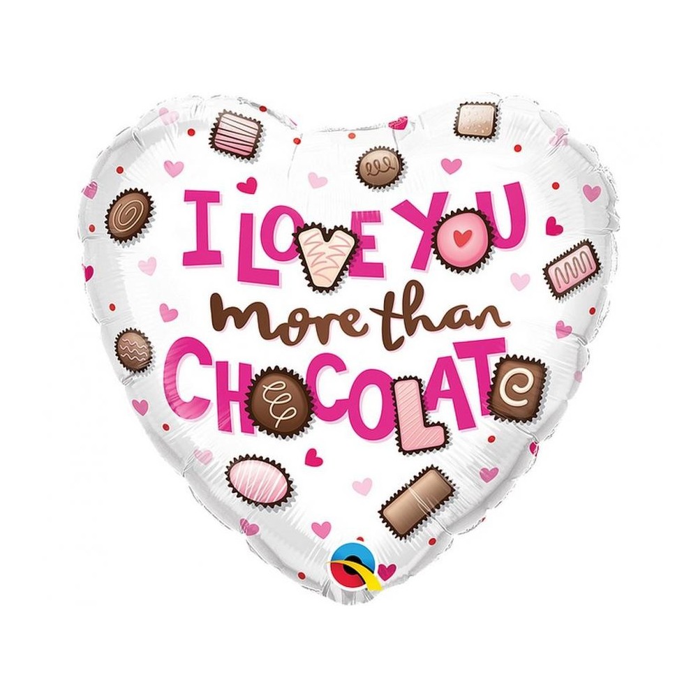 Love Chocolate foil balloon 46 cm