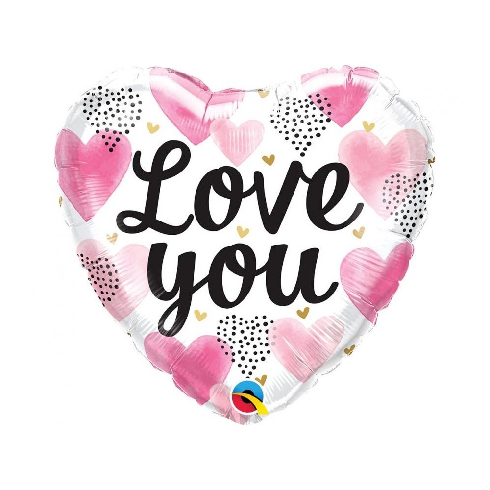 Love Hearts foil balloon 46 cm