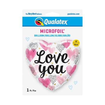 Love Hearts foil balloon 46 cm