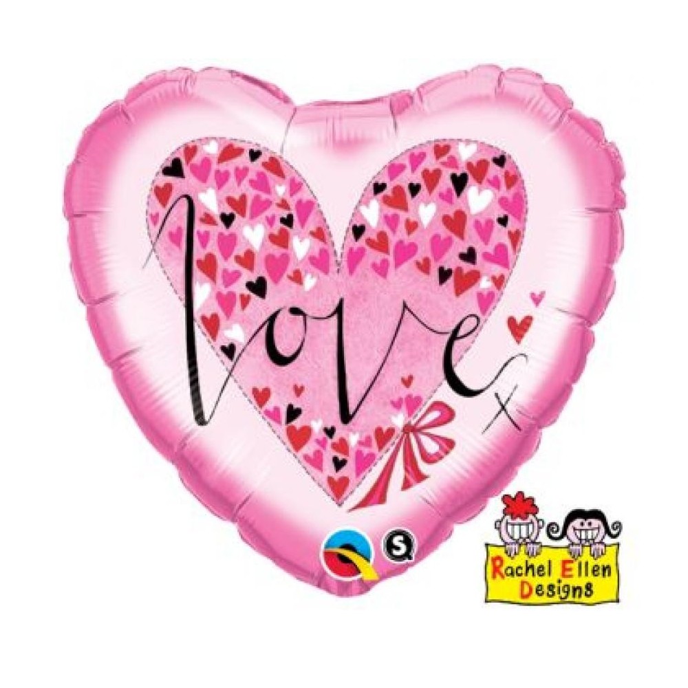 Love Hearts foil balloon 46 cm