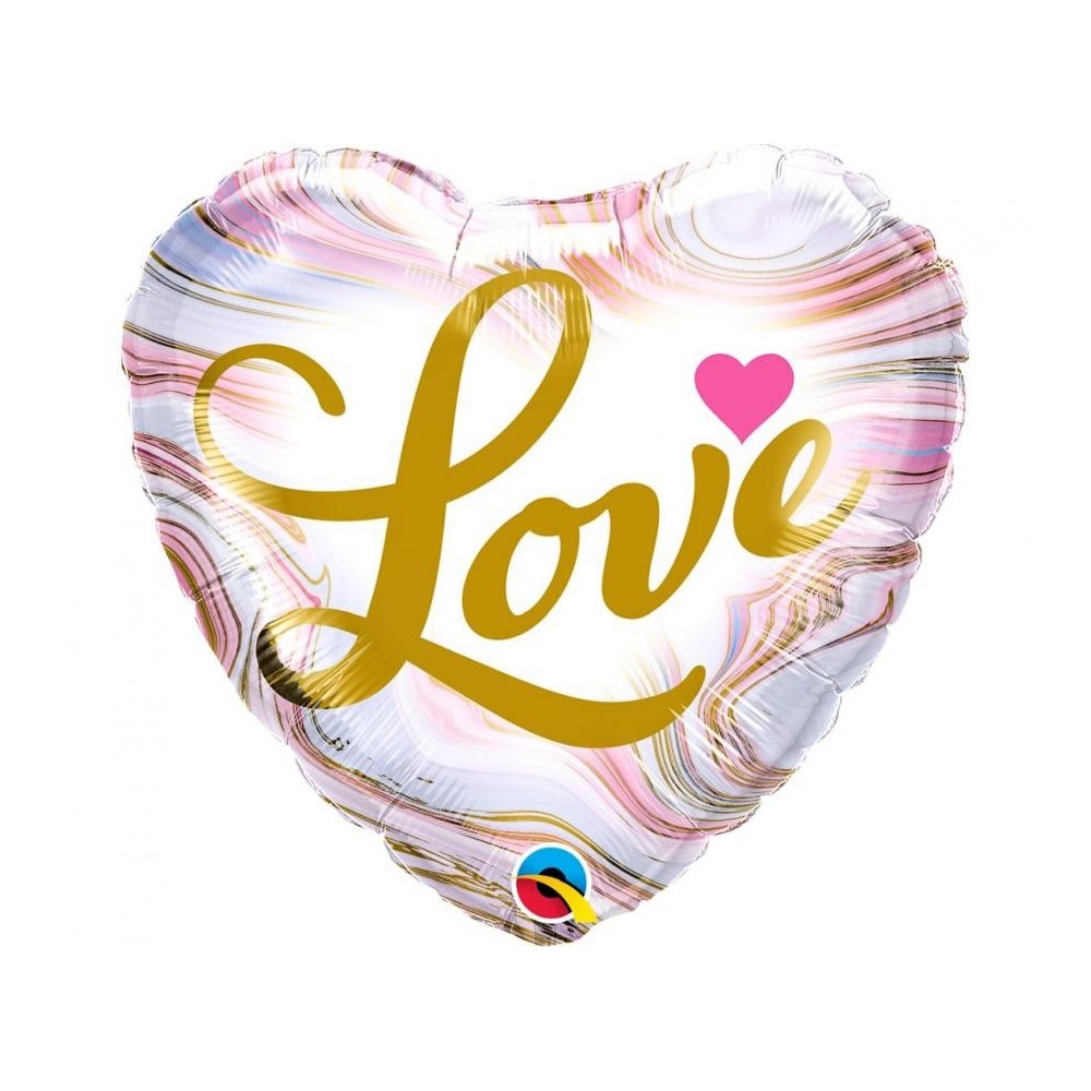 Love Marble foil balloon 46 cm