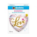 Love Marble foil balloon 46 cm