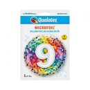 Number Rainbow Confetti Colorful Number 9 Foil Balloon 46 cm