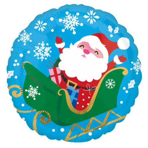 Christmas Santa Claus, Foil Balloon 43 cm