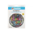 Happy Birthday Thank You Chalkboard foil balloon 46 cm