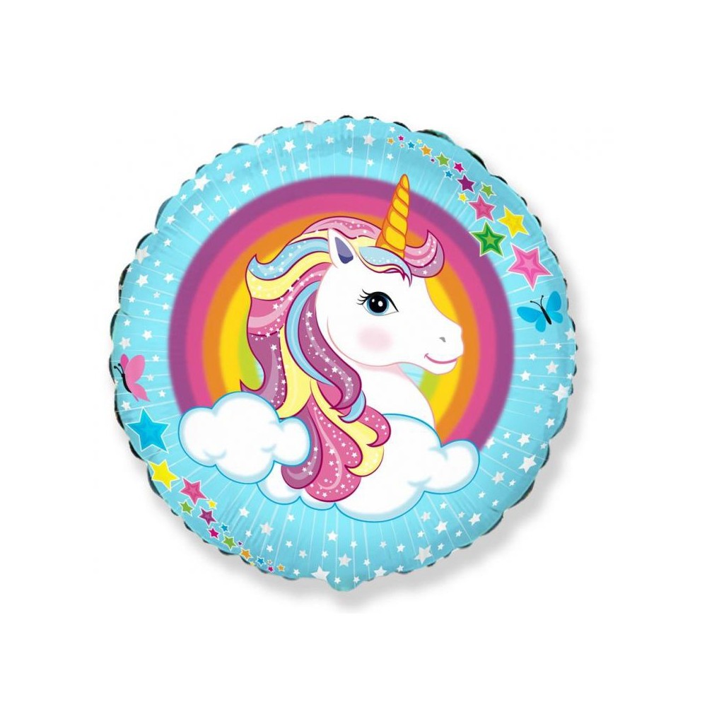 Unicorn Cloud foil balloon 46 cm (WP)