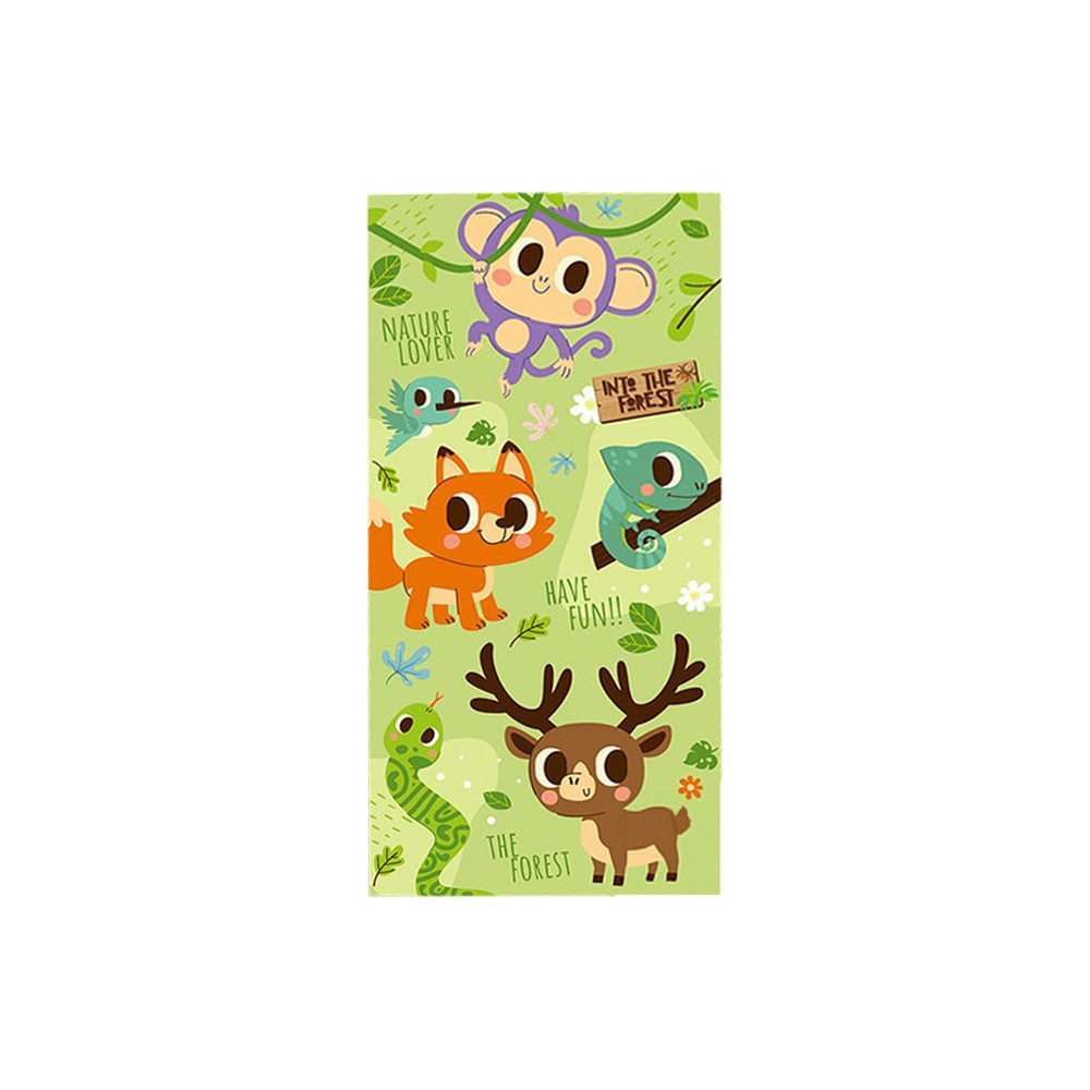 Animals Into the Forest bath towel, beach towel 70x140cm
