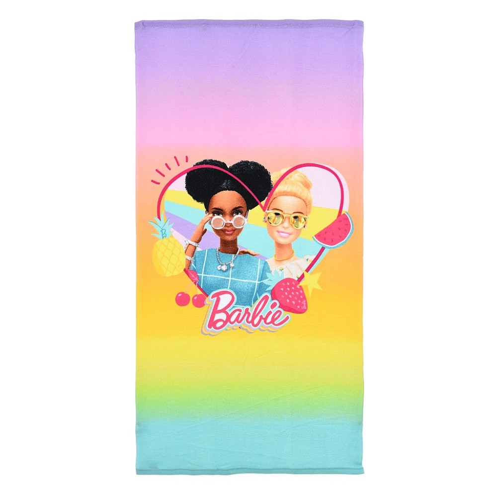 Barbie bath towel, beach towel 70x140cm (Fast Dry)