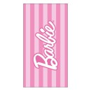 Barbie Striped bath towel, beach towel 70x140cm (Fast Dry)