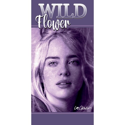 Billie Eilish Wild Flower bath towel, beach towel 70x140cm
