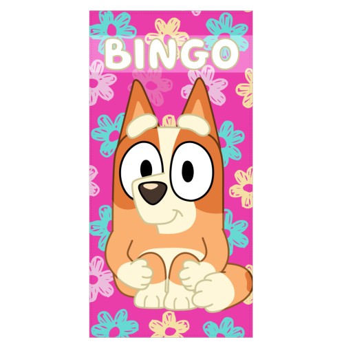 Bluey Bingo bath towel, beach towel 70x140cm (Fast Dry)