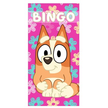 Bluey Bingo bath towel, beach towel 70x140cm (Fast Dry)