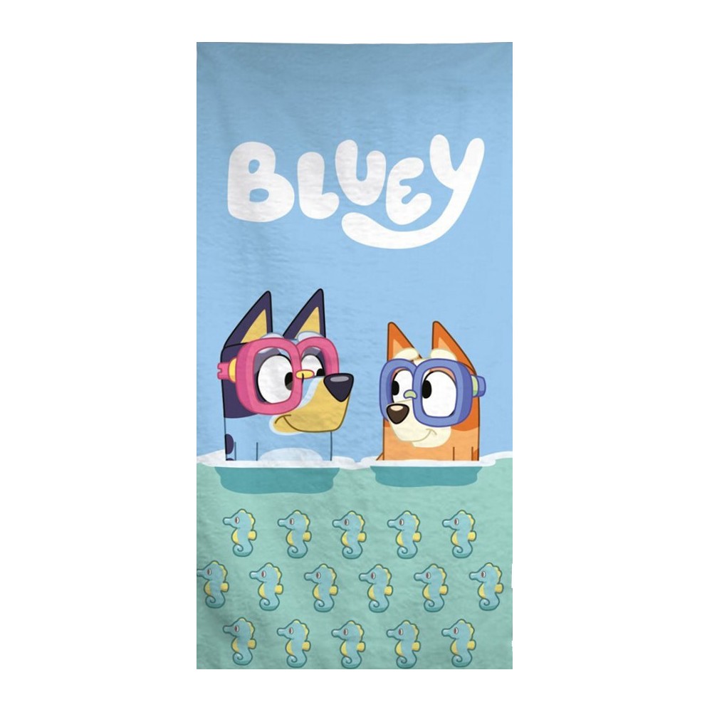 Bluey Diving bath towel, beach towel 70x140cm (Fast Dry)