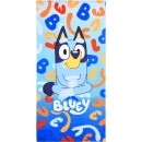 Bluey Letters bath towel, beach towel 70x140cm (Fast Dry)