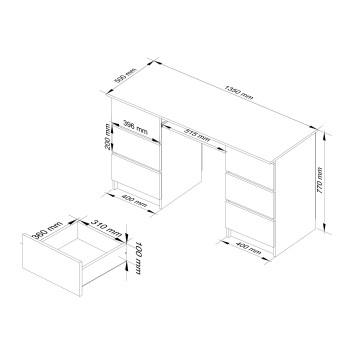 BIURKO A-11 CLP 6SZ OLCHA