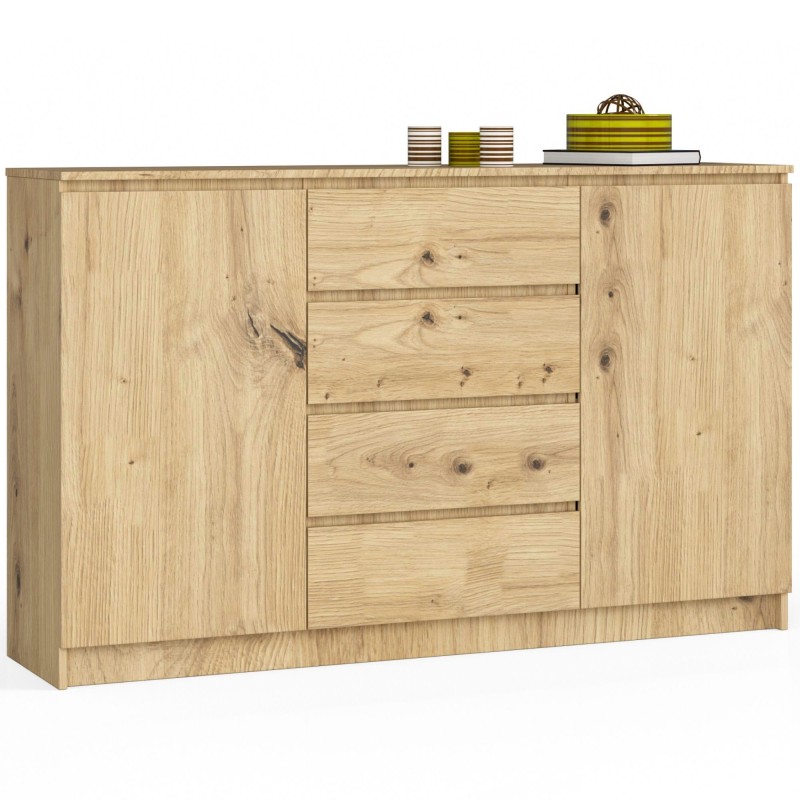 KOMODA K160 2D 4SZ CLP PK DĄB ARTISAN KOMODA K160 2D 4SZ CLP PK DĄB ARTISAN
