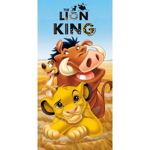 Disney The Lion King Pride Lands Trio bath towel, beach towel 70x140cm