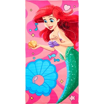 Disney Princess Ariel bath towel, beach towel 70x140cm (Fast Dry)