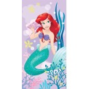 Disney Princess Ariel Pink bath towel, beach towel 70x140cm