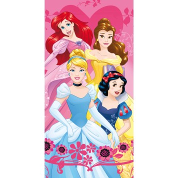 Disney Princess Heart bath towel, beach towel 70x140cm