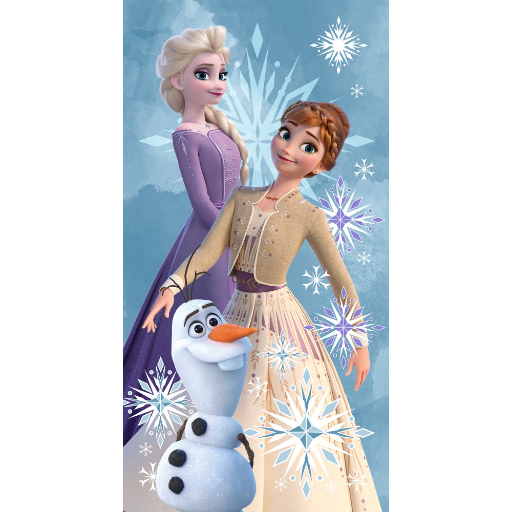 Disney Frozen Olaf and the Sisters bath towel, beach towel 70x140 cm